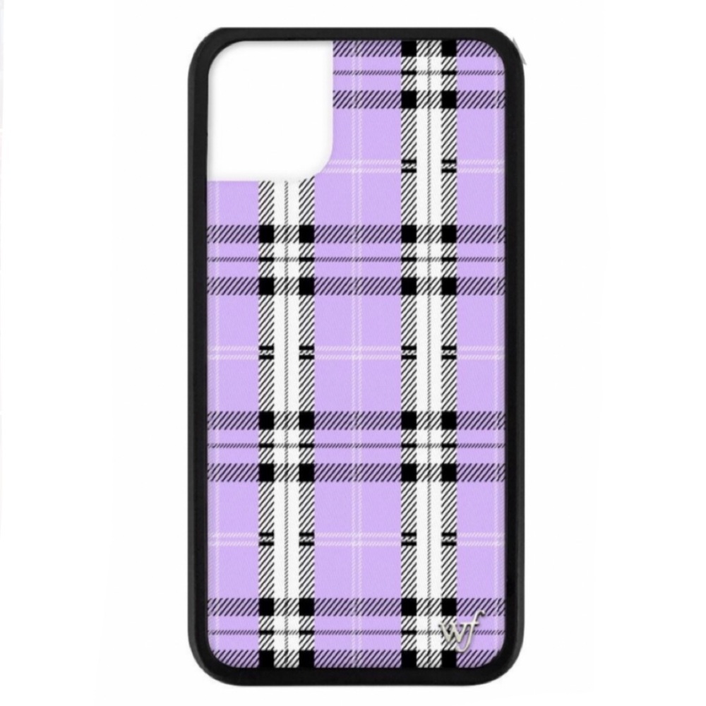 Wildflower purple iphone 11 case